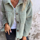 🍂49% de réduction🍂Veste Courte et Chaude avec Col à Revers pour Femmes