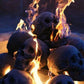 🎃2024 HALLOWEEN HOT SALE 49% OFF🔥Ceramic Fireproof Fire Pit Skull 💀