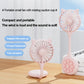 🔥Summer Promotion 49% OFF - Mini Cute Foldable Outdoor Portable Suction Cup Fan