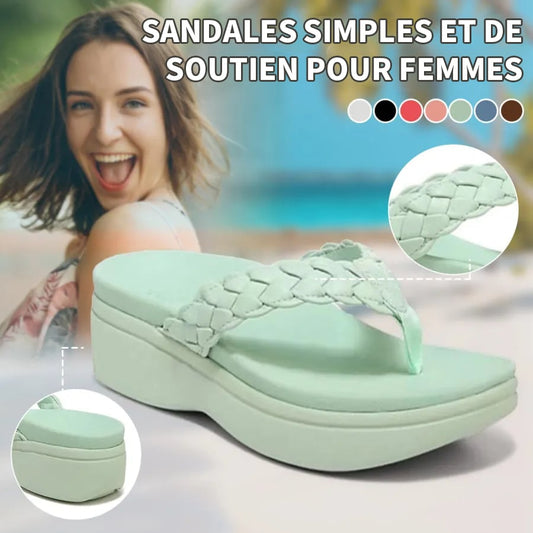 💕Vente du dernier jour 49% de réduction🌴Sandales de soutien simples pour femmes