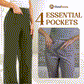 🔥Dernier jour 49% de réduction🔥Pantalon décontracté extensible à taille haute pour femmes