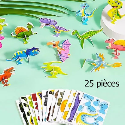 🔥DERNIER JOUR 49% DE RÉDUCTION🤗Puzzle éducatif de dessin animé 3D