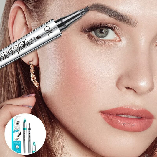 🥰Achetez 1, obtenez 1 gratuitement🎉Stylo à sourcils Microblading 3D étanche de haute qualité, crayon de tatouage à 4 pointes de fourchette