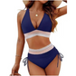 👙Soldes du dernier jour - 49% de réduction🎉Ensemble 2 pièces de bikini patchwini à col en V