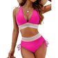 👙Soldes du dernier jour - 49% de réduction🎉Ensemble 2 pièces de bikini patchwini à col en V