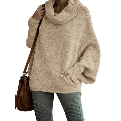 🎄49% de réduction🎁Pull femme à encolure chauve-souris et pochette
