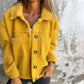 🍂49% de réduction🍂Veste Courte et Chaude avec Col à Revers pour Femmes