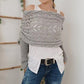 💞HEISSER VERKAUF 49% RABATT💞Châle en tricot découpé à doubles manches pour femmes
