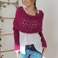 💞HEISSER VERKAUF 49% RABATT💞Châle en tricot découpé à doubles manches pour femmes