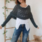 💞HEISSER VERKAUF 49% RABATT💞Châle en tricot découpé à doubles manches pour femmes