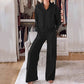Ensemble de mode décontracté pour femme (haut + pantalon)