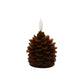 Bougies LED sans Flamme en Forme de Pomme de Pin pour la Décoration des Fêtes