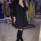 🌷Temps limité 49% DE RÉDUCTION💞🌈Robe à col montant à manches lanternes pour femmes de taille supérieure 👗🌟