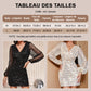 Robe à Manches Lanterne à Paillettes Super Scintillantes