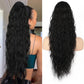 🔥Réduction De 50%🥰Extension de cheveux bouclés et ondulés avec queue de cheval
