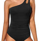 🩱Soldes du dernier jour - 49% de réduction🎉Maillot de Bain Une Pièce Asymétrique pour Femmes