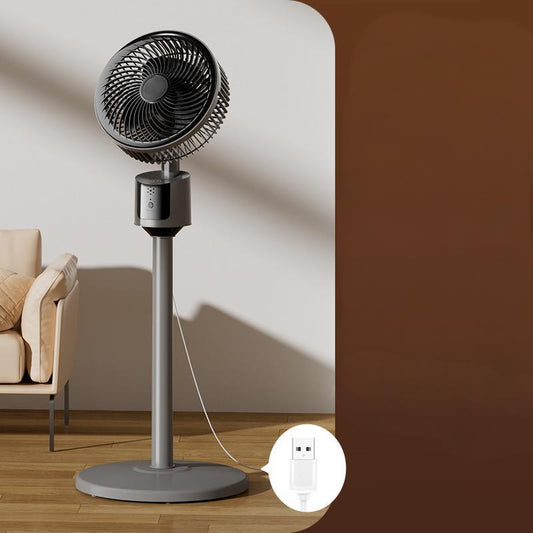 ❄️62% de réduction🔥Ventilateur de plancher d'écoulement d'air silencieux à économie d'énergie alimenté par USB🍃🚀Livraison gratuite